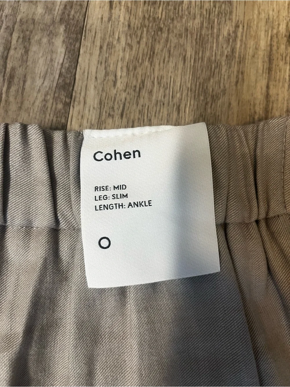 NWT ARITZIA Babaton Cohen Linen Blend Pant Cropped Tan Business Casual Women’s 0
